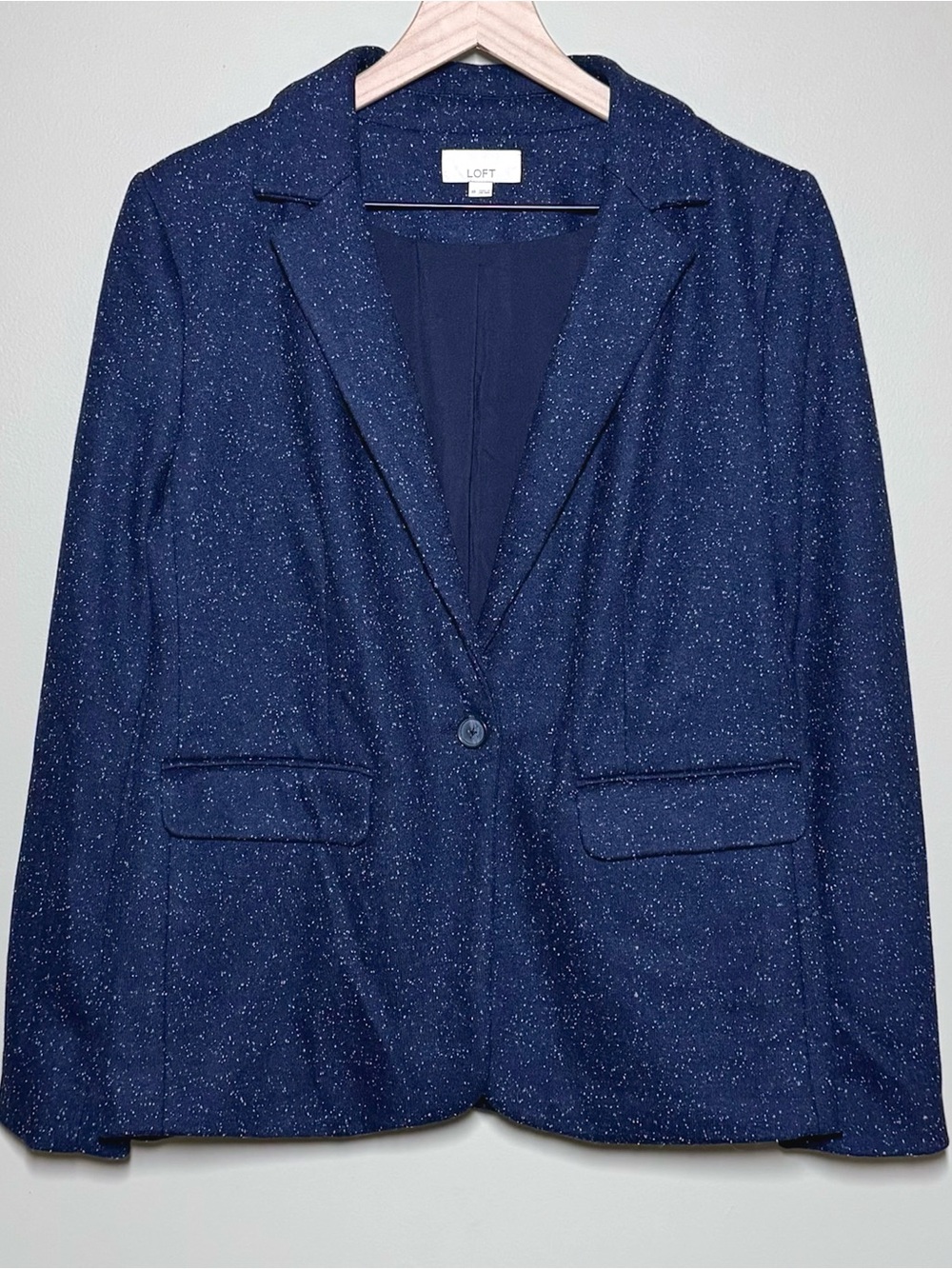 LOFT Speckled One Button Blazer Women’s Size 10